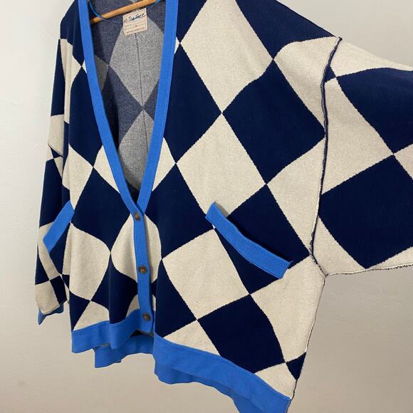 We The Free - Free People Manny Cardi - Navy Combo  - Medium - Picture 5 of 10